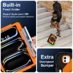iPad Pro 11 2024 Robot Silicone Hybrid Tablet Case - Black Orange - 3