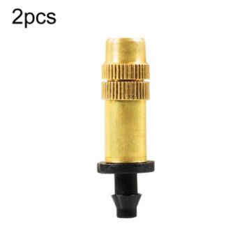 2pcs 4/7mm Barbed Atomizing Spray Nozzle for Horticulture and Greenhouse Irrigation - 1
