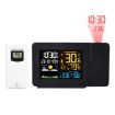Color Screen Temperature Humidity Meter Projection Clock - 1