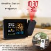 Color Screen Temperature Humidity Meter Projection Clock - 2