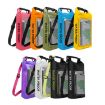 Green 2L Waterproof Crossbody Phone Bag for Outdoor Cycling - 2