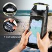 Green 2L Waterproof Crossbody Phone Bag for Outdoor Cycling - 5