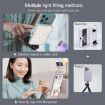 Rechargeable Clip Fill Light with 60 LEDs - 3 Light Modes - B Type Blue - 3