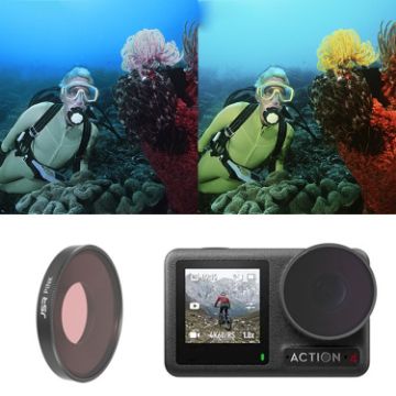 DJI Osmo Action 4 JUNESTAR Pink Diving Filter - 1