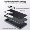 Green Leather PC Phone Case for vivo S19 Pro - 3