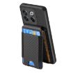 OnePlus 11 Carbon Fiber Wallet Stand Case - Black - 3