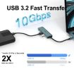 Onten UC622 10Gbps USB-C/Type-C 4 in 1 HUB Docking Station - 6