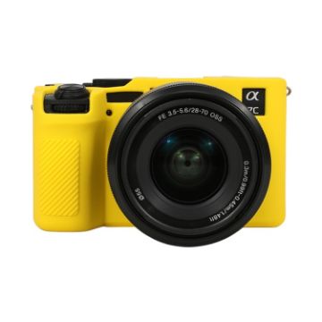 Sony ILCE-7CM2/A7C II/A7CR Yellow Silicone Protective Case - 1