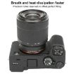 Sony ILCE-7CM2/A7C II/A7CR Black Silicone Protective Case - 5