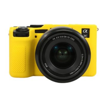Sony ILCE-7CM2/A7C II/A7CR Yellow Silicone Protective Case - 1
