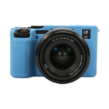 Sony ILCE-7CM2/A7C II/A7CR Blue Silicone Protective Case - 1
