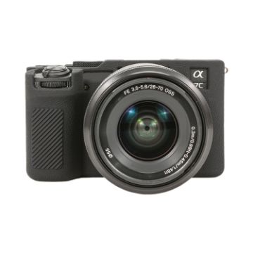 Sony ILCE-7CM2/A7C II/A7CR Black Silicone Protective Case - 1