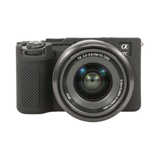 Sony ILCE-7CM2/A7C II/A7CR Black Silicone Protective Case - 1