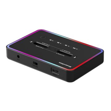 Blueendless RGB Dual NVME or Dual SATA M.2 Hard Drive Base Box - 1