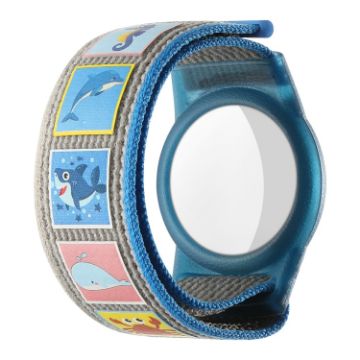 AirTag Protective Case Children Watchband - Ocean Color - 1