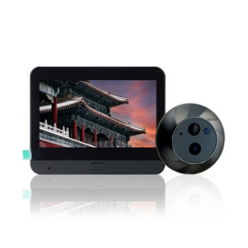 SY-35 4.3" Color Screen WiFi Video Doorbell (Black) - 1
