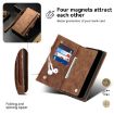 Motorola Moto G85 Retro Frosted Leather Phone Case - Brown - 6