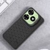 Tecno Pop 8 Honeycomb Radiating Holder TPU Phone Case - Black - 2