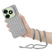Tecno Spark Go 2024 Honeycomb Radiating Holder TPU Phone Case - Grey - 4