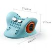 JJ-001 EMS Hot Compress Shoulder & Neck Massager - Blue - 2