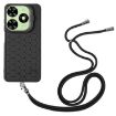 Infinix Hot 40i TPU Phone Case with Lanyard - Black - 3