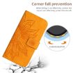 T-Mobile REVVL 7 5G Sun Flower Leather Phone Case (Yellow) - 5