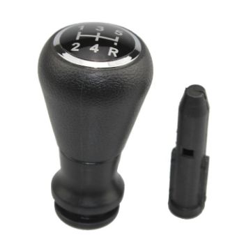 Citroen C4/Peugeot 307 Leather Gear Shift Knob - Black - 1