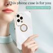 For Honor 200 Lite Mint Green TPU Shockproof Case with Ring Holder - 3