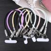 USB-C to Type-C Data Cable Phone Lanyard, 30cm - Light Purple - 3