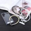 USB-C to Type-C Data Cable Phone Lanyard, 30cm - Light Purple - 5