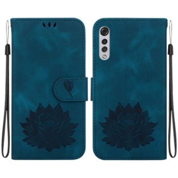 LG Velvet/Velvet 5G/G9 Dark Blue Leather Phone Case - 1