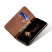 Motorola Moto G85 Denim Texture Flip Leather Phone Case - Brown - 4