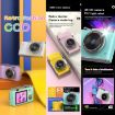 2.4 inch Dual-lens 4K HD CCD Camera Retro Kids Camera (Green) - 2