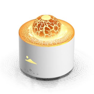Colorful Night Light Planet Humidifier - UK Plug (White) - 1