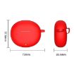 For Honor Earbuds X7 Headset Silicone Protective Case - White - 3
