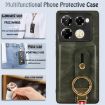 Infinix Note 40 Pro+ 5G X6851B Green Leather Back Phone Case - 3