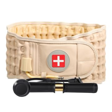 Inflatable Waist Belt - Waist Fixed Support (Apricot) - 1