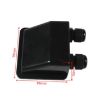 RV Sealed Waterproof Solar Cable Entry Gland Box - Black - 4
