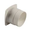 Yacht/RV 93.5mm Louvered Vents with Screws - White - 3
