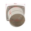 Yacht/RV 93.5mm Louvered Vents with Screws - White - 4