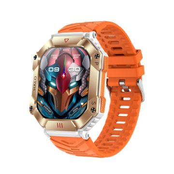 LEMFO KR80 2.0" Sport Smart Watch - White+Orange - 1