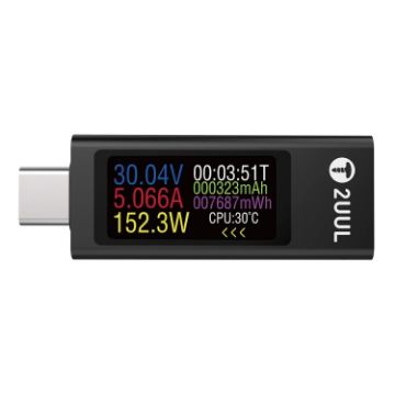 2UUL Charging Mate Type-C Mini Charging Detector - Bidirectional Current Test - 1