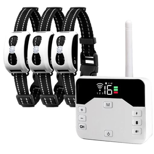 Wireless Pet Electronic Fence Dog Collar Remote Control Trainer - 1