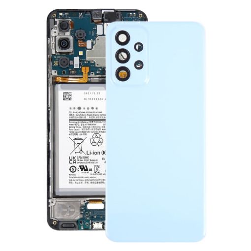 Samsung Galaxy A23 4G SM-A235F Battery Back Cover with Camera Lens Cover - Blue - 1