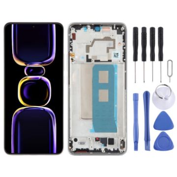 Xiaomi Poco F5 Pro AMOLED LCD Screen Digitizer Assembly (Silver) - 1