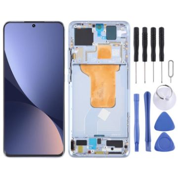 Xiaomi 12S AMOLED LCD Screen Digitizer Assembly with Frame (Blue) - 1