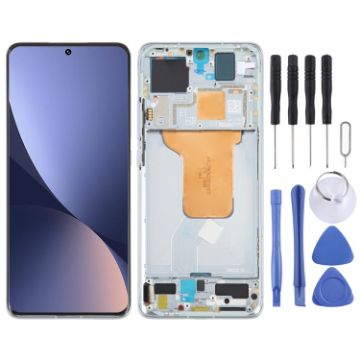 Xiaomi 12 AMOLED LCD Screen Digitizer Full Assembly with Frame - 1