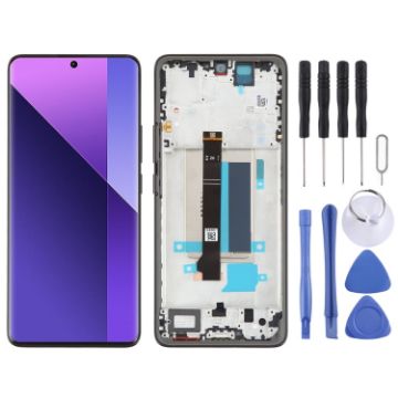 Xiaomi Redmi Note 13 Pro+ AMOLED LCD Screen Digitizer Assembly (Black) - 1