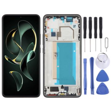 Xiaomi 13T AMOLED LCD Screen Digitizer Full Assembly with Frame - 1