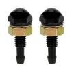 Automotive Glass Washer Sprayer Set - Black (2pcs) - 1